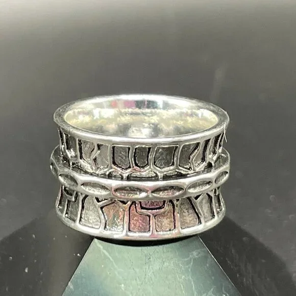 Sunflower / Daisy / Flower Boho Two Tone Ring #1355 - Picture 6 of 12